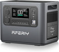 AFERIY groupe électrogène, 2400 W, 2048 Wh, 220 V, 240 V, Gris/Noir, Generateur Electrique Portable, Génerateur Électrique avec Batterie LFP