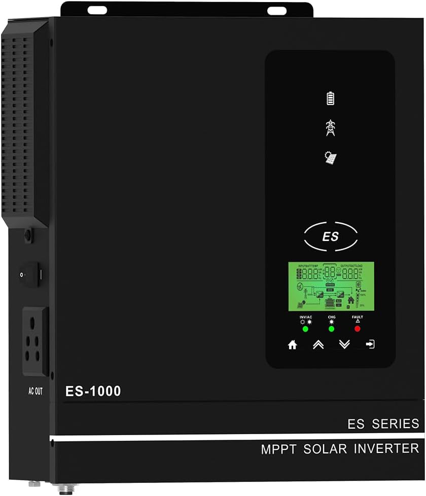 Anern onduleur, 1KW, 1000 W, 150 V, Noir