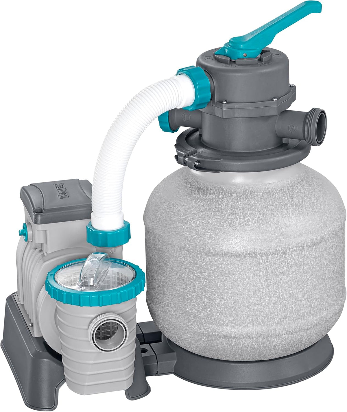 Bestway Accessoires et pièces détachées, 327 L, 55,5 cm, 44 cm, 60 cm, Gris/Vert, Pompe de Filtration à Sable pour Piscine Hors Sol 8 - x x