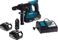 Makita Marteaux perforateurs, 18 V, 2x3.0, Noir/Bleu, Perfo-burineur LXT SDS-Plus 2J ( Ah) en MAKPAC - DHR243RFJ