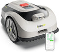 RoboUP Tondeuses robot, 600 m, 5 Ah, Gris/Blanc, Raccoon 2 SE Robot Tondeuse- ², Robot Tondeuse Intelligent sans RTK