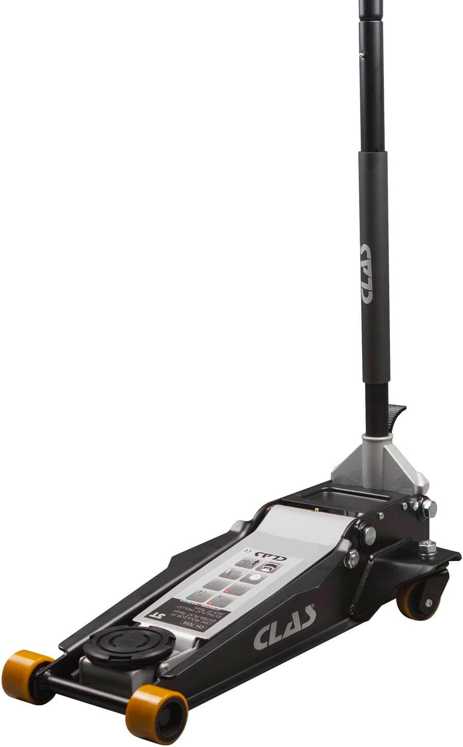 CLAS Equipements Crics hydrauliques, 510 mm, Noir/Blanc