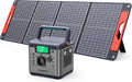 SWAREY groupe électrogène, 550 W, 100 W, 140 W, Gris/Bleu, S550 Plus Station Énergie Portable + Panneau 4 Plis Pliable Solaire