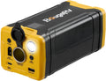 BougeRV groupe électrogène, 266 Wh, 12 V, 100 W, Noir/Jaune, Station d'Énergie Portable pour Réfrigérateurs, Générateur Solaire avec Recharge Rapide