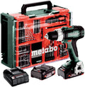 metabo perceuse-visseuse, 18 L, 18 V, 2 Ah, 13 mm, 36 mm, Rouge/Noir, diamètre de perçage /
