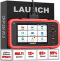 LAUNCH Outils diagnostics pour système de moteur OBD-II, Noir/Rouge, Valise Diagnostic Auto CRP129i 2.0 Elite 4 Systèmes ABS/SRS/TCM/Moteur