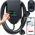ELECQ Stations de charge, 11 kW, Noir/Bleu, Borne de Recharge Triphasée avec App & RFID