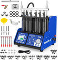 MR CARTOOL Testeurs de pression de carburant, 110 V, 220 V, Gris/Bleu, Nettoyeur-Testeur d'Injecteurs V310