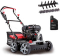 Scheppach Scarificateurs, Gris/Noir, Scarificateur thermique SC50VARIO avec huile incluse