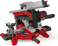 Einhell scie circulaire, 500 W, 216 mm, 120 mm, 55 mm, Rouge/Gris, Scie à onglet combinée table supérieure TE-MS 216 T (1
