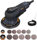 MAXXT Ponceuses à disque, 350 W, 125 mm, 10000 tr/min, Noir/Gris, Meuleuse électrique sans balais - Ponceuse orbitale 5.0 avec disques de 150