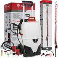 PULMIC TAKE CONTROL pulvérisateur, 35 L, 5 m, 10 m, 7 Bar, 6 m, Gris/Blanc, Pulmic Électrique avec Lance Télescopique Jusqu'à