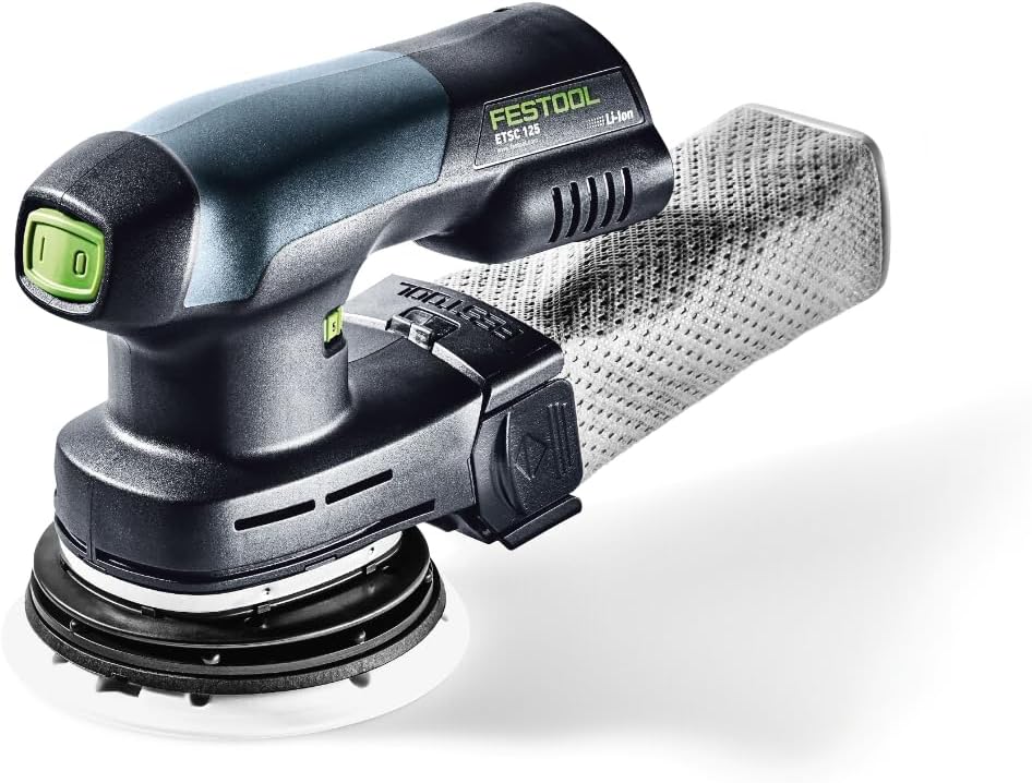 Festool Ponceuses excentrique, Gris/Blanc, Ponceuse excentrique hybride ETSC 125-Basic