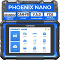 TOPDON Outils diagnostics pour système de moteur OBD-II, Bleu/Gris, Phoenix Nano Valise Diagnostic Auto Multimarque