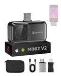 HIKMICRO Imageurs thermiques, 256x192, 512x384, Noir/Gris, Mini2 V2 Caméra Thermique - iOS/Android, résolution IR
