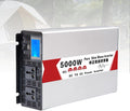 KAIKAFEI onduleur, 33*16*8 cm / 13*6.3*3.2 in, 5000 W, 8000 W, 60 V, 110 V, Gris/Blanc, Sinusoïdal Pur pour RV et Stockage d'Énergie