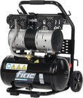 FIAC Compresseurs d'air, 8 Bar, 10 Litre, 58 dB, Noir/Gris, Supersilent 10 Silent, Compresseur d'air portable