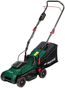 Parkside tondeuse à gazon, Noir/Vert, PRMA 40-Li sans Fil, sans Batterie ni Chargeur