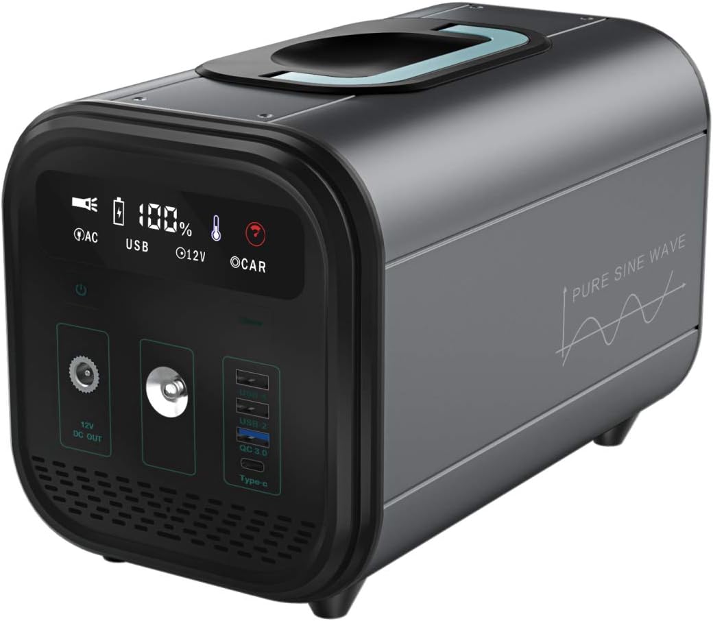 Ryme Automotive batterie, 384 Wh, Noir/Gris, sorties AC/DC/USB-C/voiture, caravanes, camping-cars