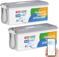 Redodo batterie, 24 V, 100 Ah, 2560 Wh, Gris/Blanc