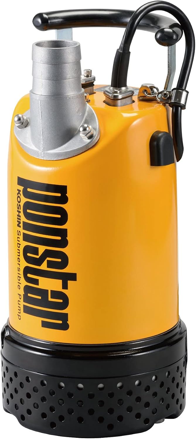 Koshin Pompes submersibles, 50 mm, 230 V, Orange/Noir, PBX7-55022 Pompe Submersible 2' ( ), Pompe Vide-Cave Électrique