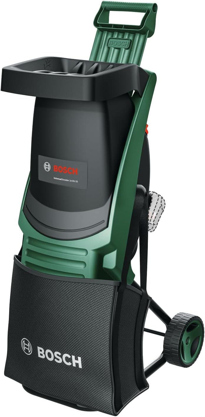 Bosch broyeur, 2x18, Noir/Vert, sans fil UniversalShredder V-25 sans batt./chargeur