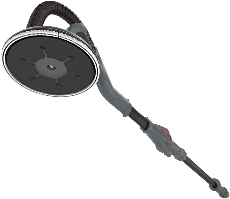 MENZER Ponceuses à disque, Noir/Blanc, Ponceuse Girafe LHS 225 + Disques Abrasifs Inclus