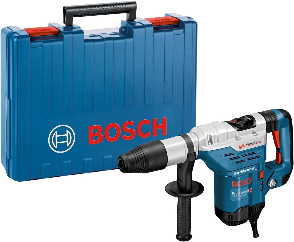Bosch Professional Marteaux perforateurs, Bleu/Blanc, perforateur GBH 5-40 DCE (SDS plus, poignée auxiliaire
