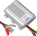 Redodo Chargeurs de batterie, 12 V, Gris/Blanc, Chargeur de batterie 40 A DC-DC avec MPPT pour LiFePO4, chargeur CC CC pour camping-car