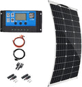 EpyGnom panneau solaire, 77,5 x 50 cm/30,5 x 19,7 pouces, 300 W, 12 V, 18 V, 24 V, Silicium monocristallin, Noir