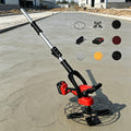 YXYLJOZ Outils à béton, 110-220 V, 156 cm, Gris/Beige, Truelle électrique, malaxeur à béton, truelle électrique autoportée