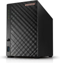 Asustor Boîtiers, 165(H) x 102(W) x 218(D) mm, Noir/Gris, Drivestor 2 Lite AS1102TL Boîtier NAS à 2 Baies