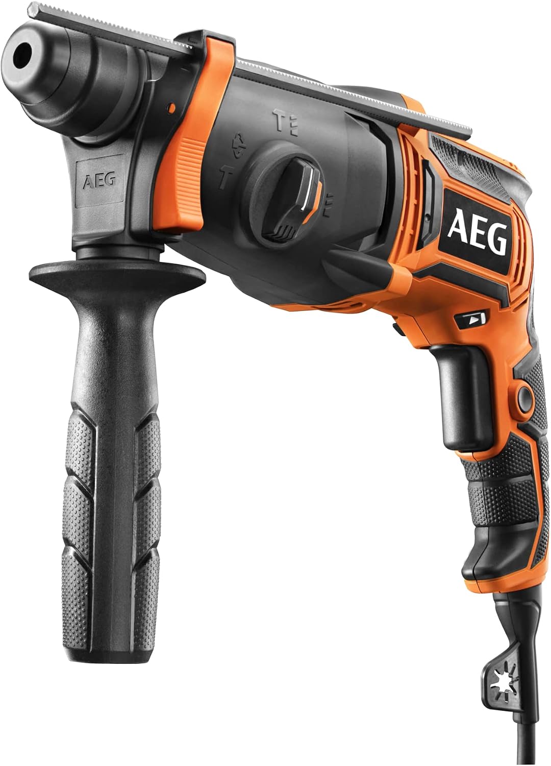 AEG Marteau perforateur, 24 mm, Noir/Gris, - Perforateur burineur SDS+, 800 Watts / 2, 4 Joules EPTA, livré avec : Poignée latérale