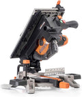 Evolution Power Tools Scies d'encadreur, 210 mm, Gris/Noir, R210MTS-G2 Scie à onglet/scie de table convertible