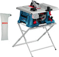 Bosch Professional Scies circulaires à table, 18 V, Gris/Blanc, poussoir de sécurité, butée d'onglet, butée parallèle