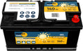 EnergyTank batterie, 12 V, 140 Ah, Noir/Jaune, Energy Tank Solaire - Gel
