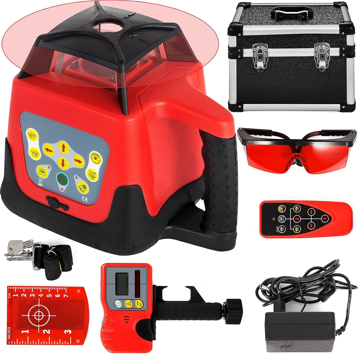 BuoQua Traceurs de ligne laser, 500 m, Rouge
