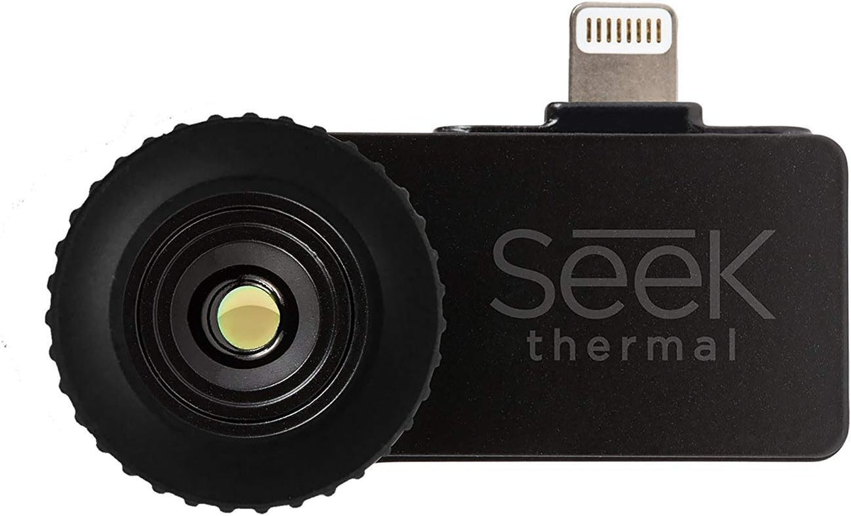 Objectifs pour téléphones portables SEEK THERMAL, Noir, Compact Caméra à imagerie thermique pour les téléphones Apple iPhone iOS
