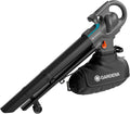 Gardena broyeur, 18 V, Noir/Gris, Changement de mode rapide, Vitesse réglable, Sac de ramassage (14895-55)