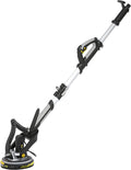 Fartools Ponceuses à disque, 750 W, 225 mm, Gris/Noir, DWS 750 Ponceuse téléscopique plâtre pliable, auto-aspirante