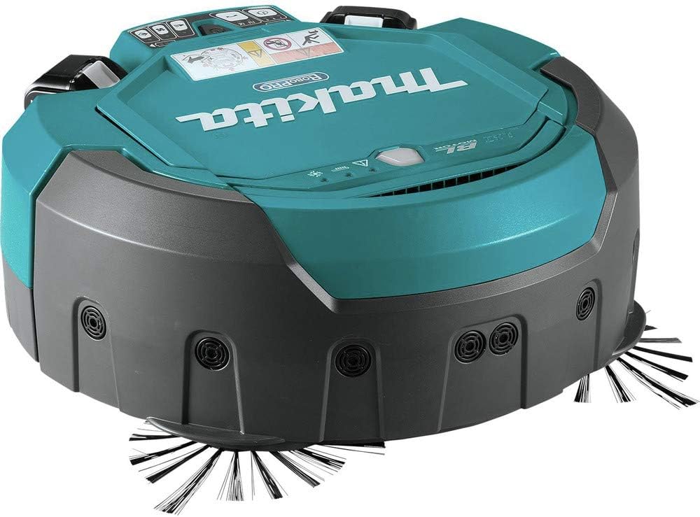 Makita robot aspirateur, 18 V, Bleu/Noir, Aspirateur robot Li-Ion - Sans batterie, ni chargeur - DRC200Z