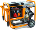 KnappWulf groupe électrogène, 5000 W, Orange/Bleu, Générateur de courant diesel Knapp Wulf KW5500-3