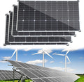 ITOSUI panneau solaire, 400 W, 200 W, Gris/Noir, Kit de avec contrôleur de Charge (40 A), Quatre pièces
