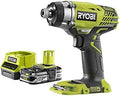 RYOBI visseuse à choc, 18 V, 2.5 Ah, Jaune/Gris, Pack One+ R18ID3-0 - 1 Batterie - 1 Chargeur rapide RC18120-125