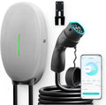 WISSENERGY Stations de charge, 7.4 kW, 6M, 3 × 6 mm, Gris/Noir, Wallbox Type 2 avec APP Contrôle, Chargeur Monophasé IEC 62196-2