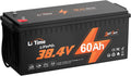 Litime batterie, 36 V, 60 Ah, 4608 Wh, 3 kW, Noir/Gris, Lithium LiFePO4 pour Voiturette de Golf, BMS 120A, Max Énergie