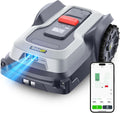 RoboUP Tondeuses robot, Bleu/Gris, Robot Tondeuse sans Fil Périphérique T1200Pro pour 1500㎡, Robot Tondeuse avec Tonte Personnalisé via APP