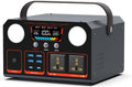 HTDRE Batteries externes, 230 x 195 x 135 mm, 500 W, 220 V, Noir/Gris, Alimentation de Secours Mobile pour la Maison