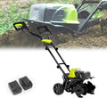 Samnuerly Motoculteurs, 18 cm, 36 cm, Noir/Vert, Motoculteur de Jardin électrique, Motoculteur de Jardin, Profondeur de Culture