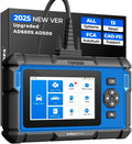 TOPDON Outils diagnostics pour système de moteur OBD-II, Noir/Bleu, Valise Diagnostic obd2 AD600Elite, Diagnostic Auto multimarque du Systèmes Complet